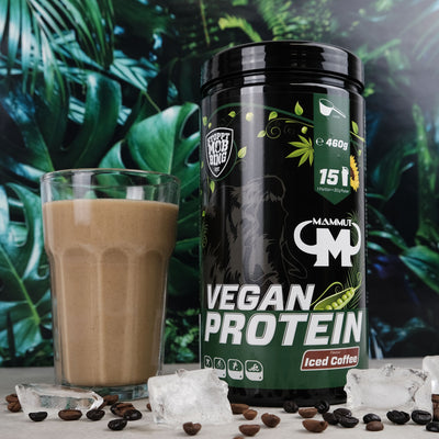 Vegan Protein - Iced Coffee - 460 g Dose#geschmack_iced-coffee