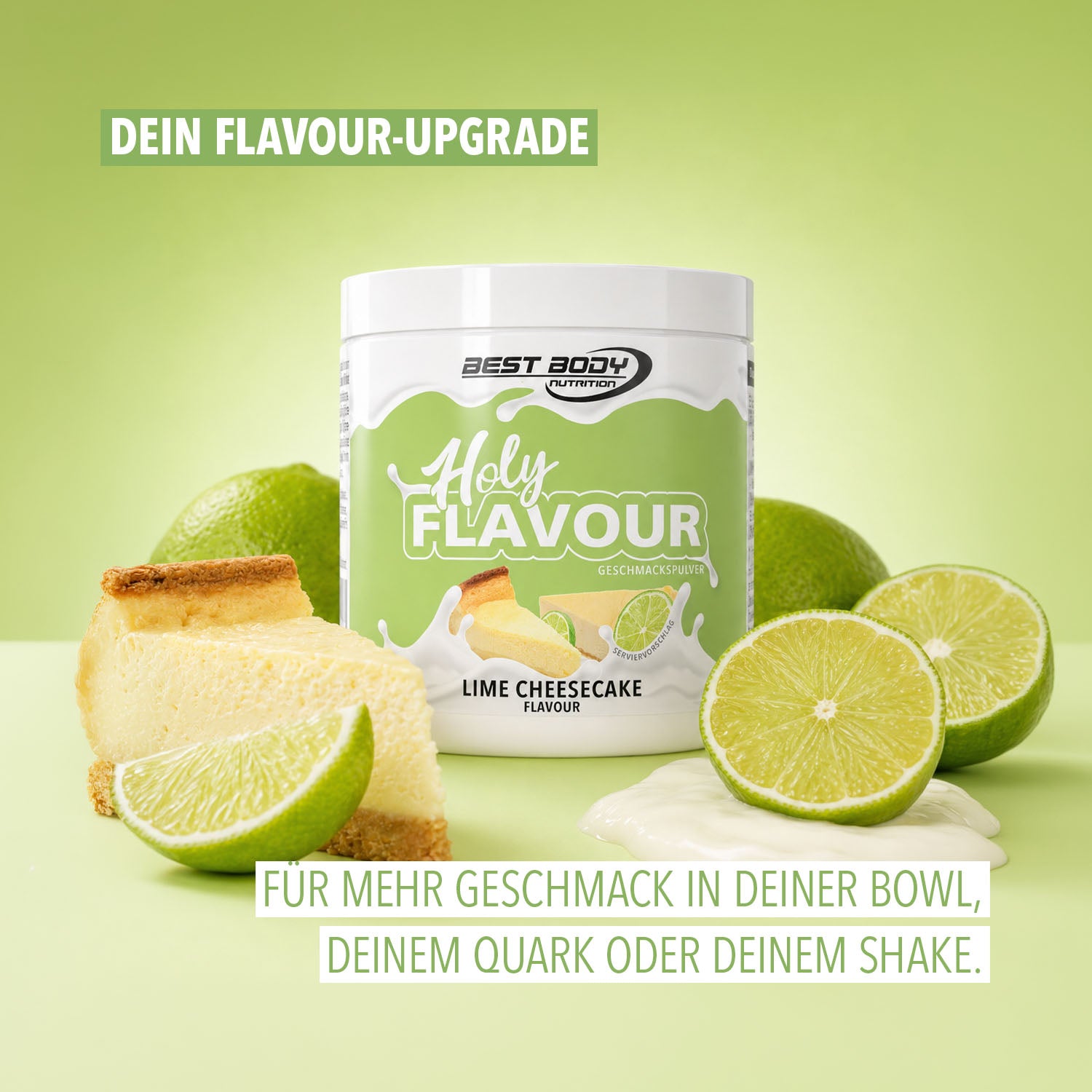 Holy Flavour - Geschmackspulver - Lime Cheesecake - 90 g Dose#geschmack_lime-cheescake