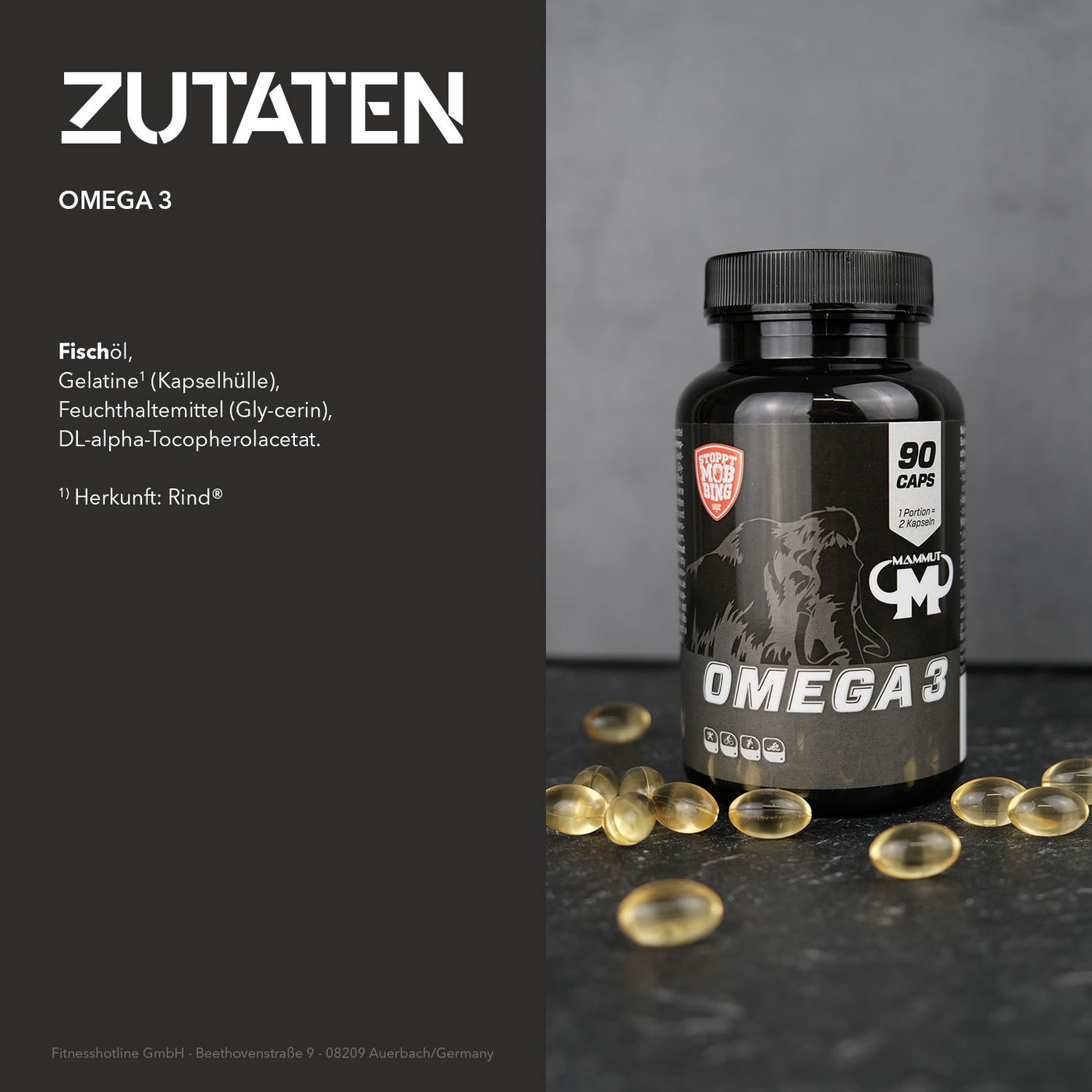 Omega 3 Caps - 90 Stück/Dose#_