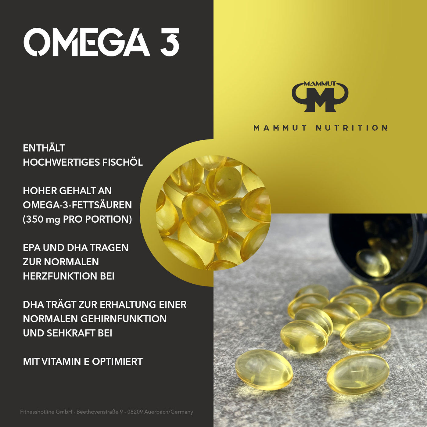 Omega 3 Caps - 90 Stück/Dose#_