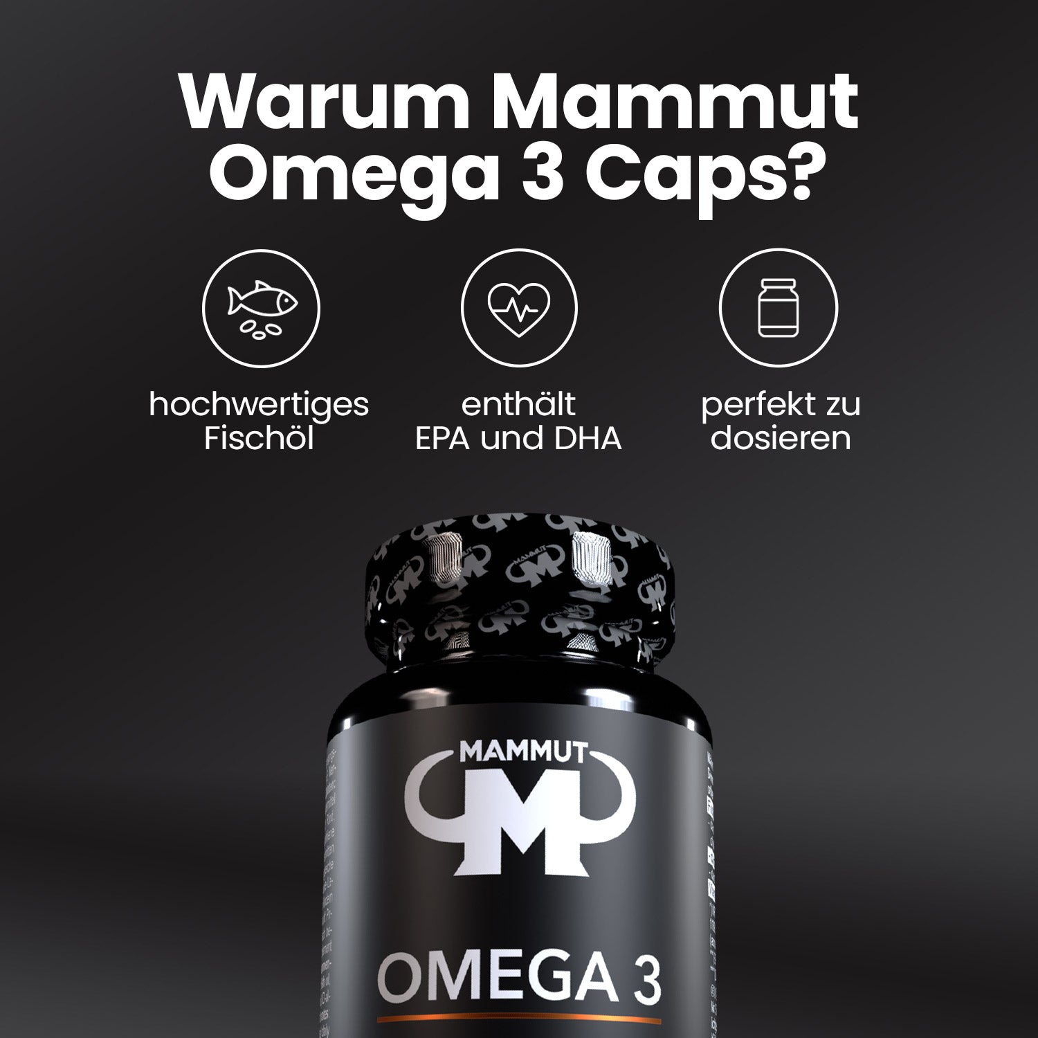 Omega 3 Caps - 90 Stück/Dose#_