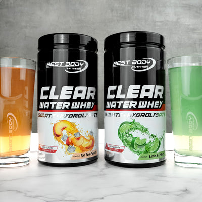 Clear Water Whey Isolate + Hydrolysate - Lime & Mint - 450 g Dose#geschmack_lime-mint