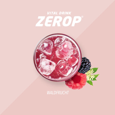 Vital Drink Zerop - Waldfrucht - 1000 ml Flasche#geschmack_waldfrucht