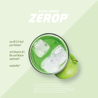 Vital Drink Zerop - Grüner Apfel - 1 L + Dosierpumpe#geschmack_gr-ner-apfel