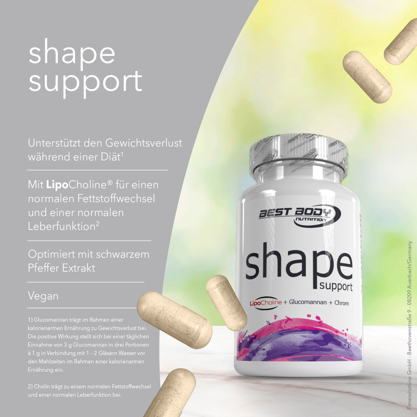 Shape Support - Caps - 90 Stück/Dose#_