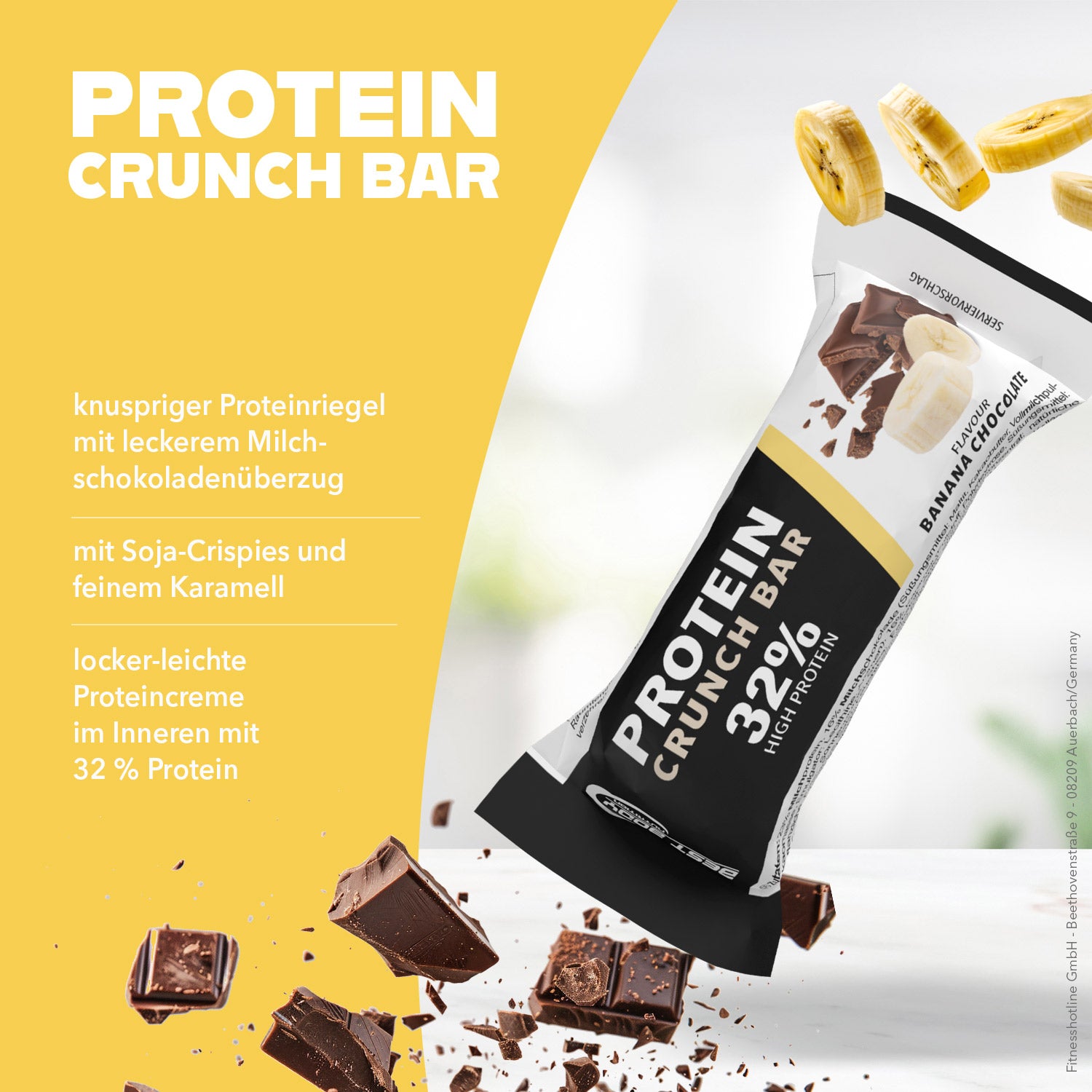 Protein Crunch Bar - Banana Chocolate - 35 g Riegel#geschmack_banana-chocolate