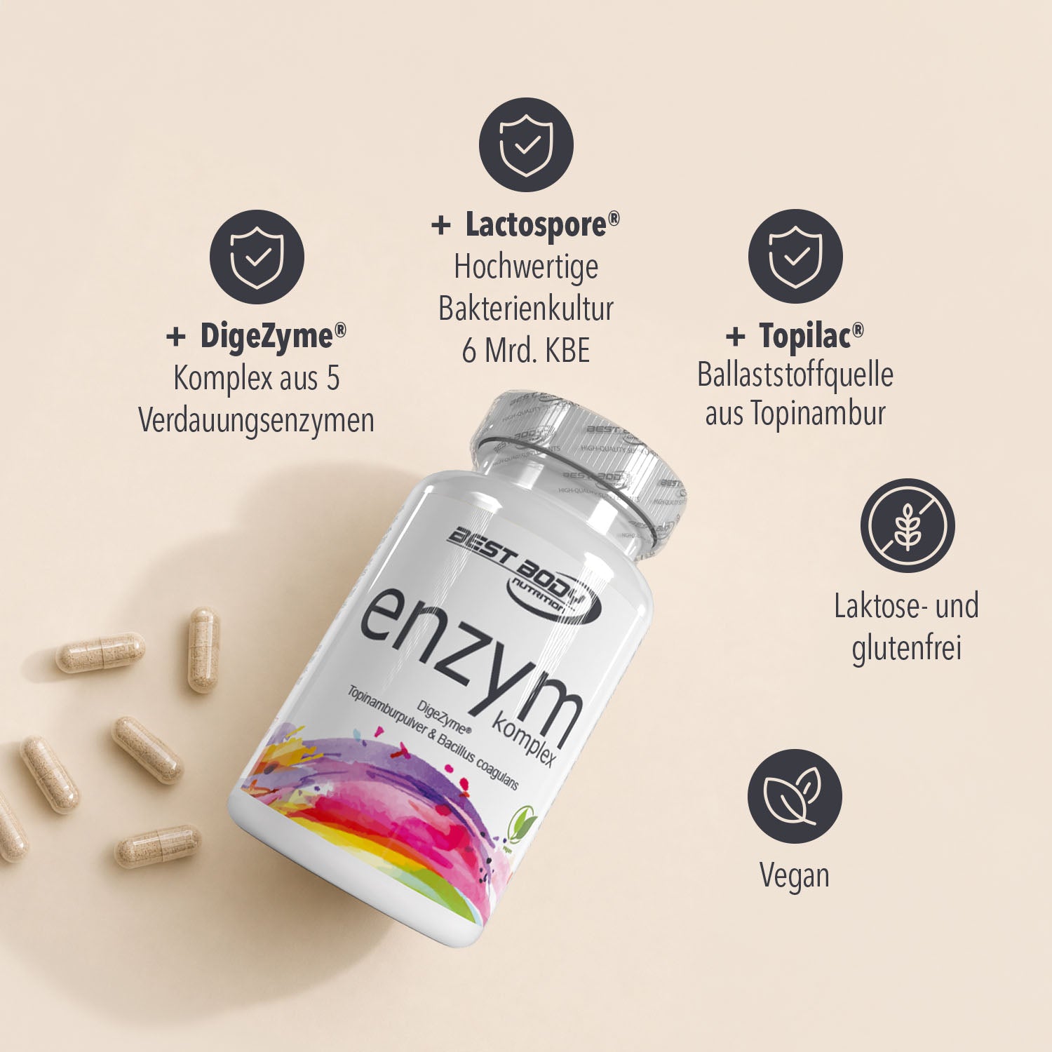 Enzym Complex - Caps - 90 Stück/Dose#_