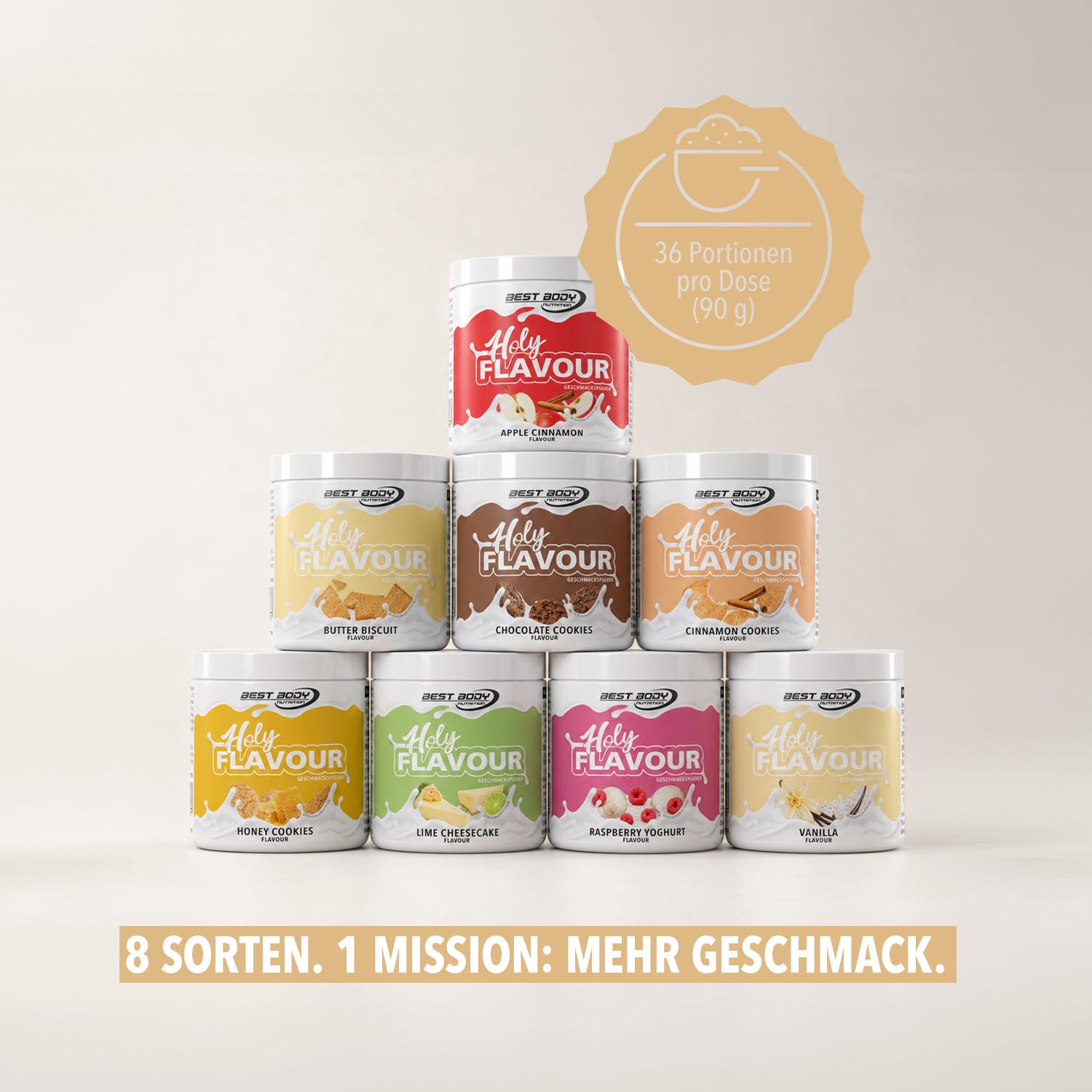 Holy Flavour - Geschmackspulver - Vanilla - 90 g Dose#geschmack_vanilla