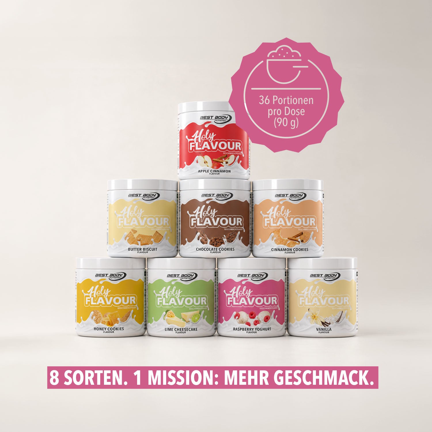 Holy Flavour - Geschmackspulver - Raspberry Yoghurt - 90 g Dose#geschmack_raspberry-yoghurt