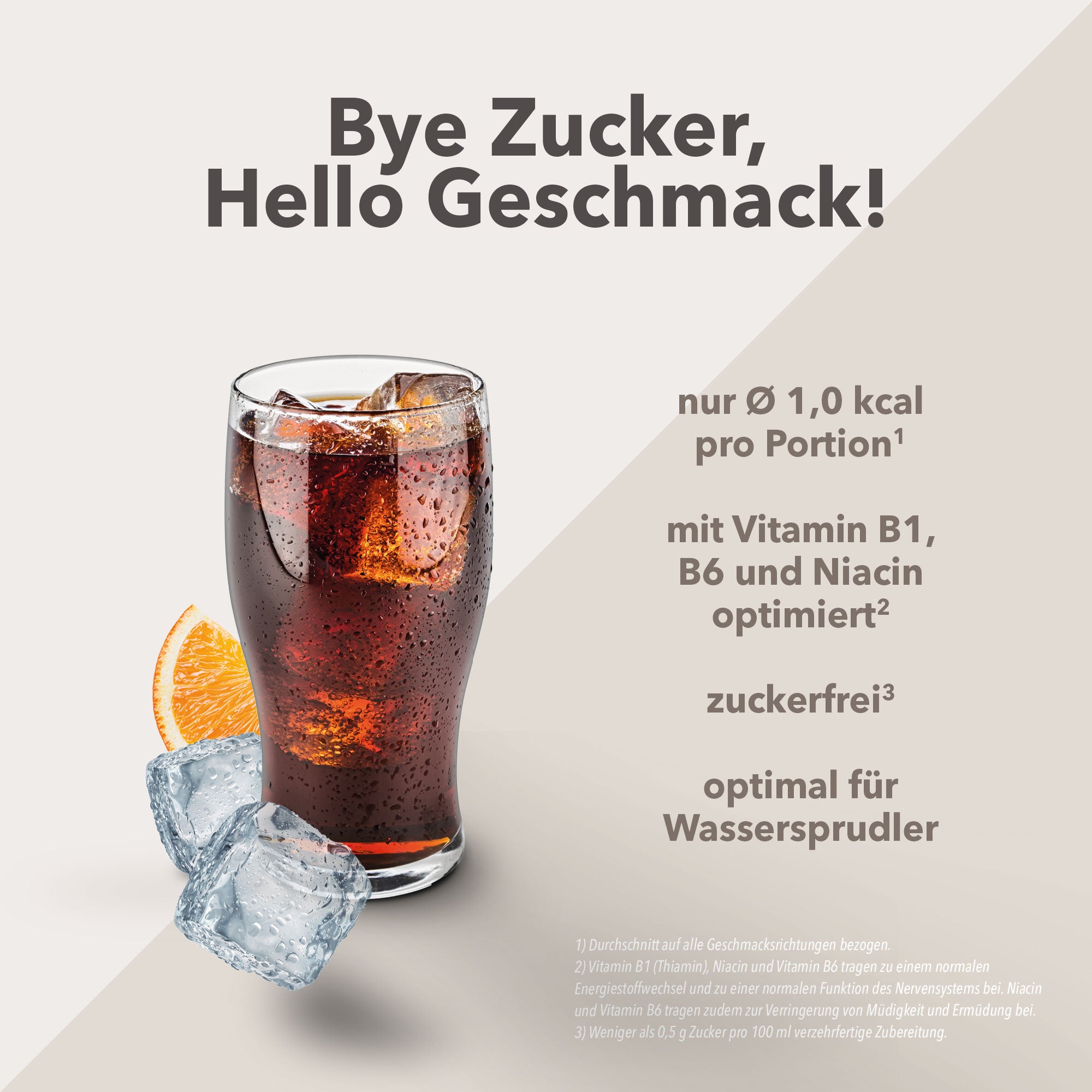 Vital Drink Zerop - Cola Orange - 1000 ml Flasche#geschmack_cola-orange