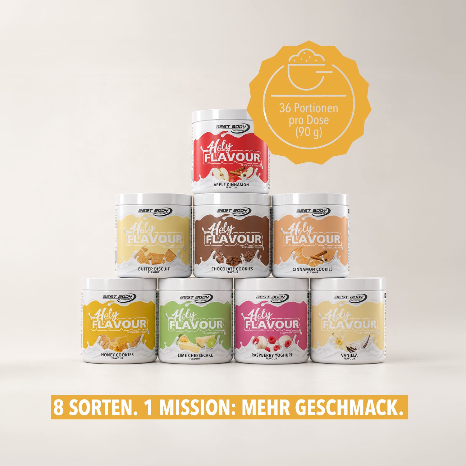 Holy Flavour - Geschmackspulver - Honey Cookies - 90 g Dose#geschmack_honey-cookies