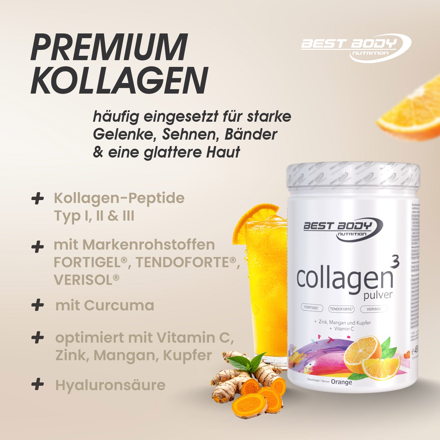 Collagen³ - Orange - 450 g Dose#_