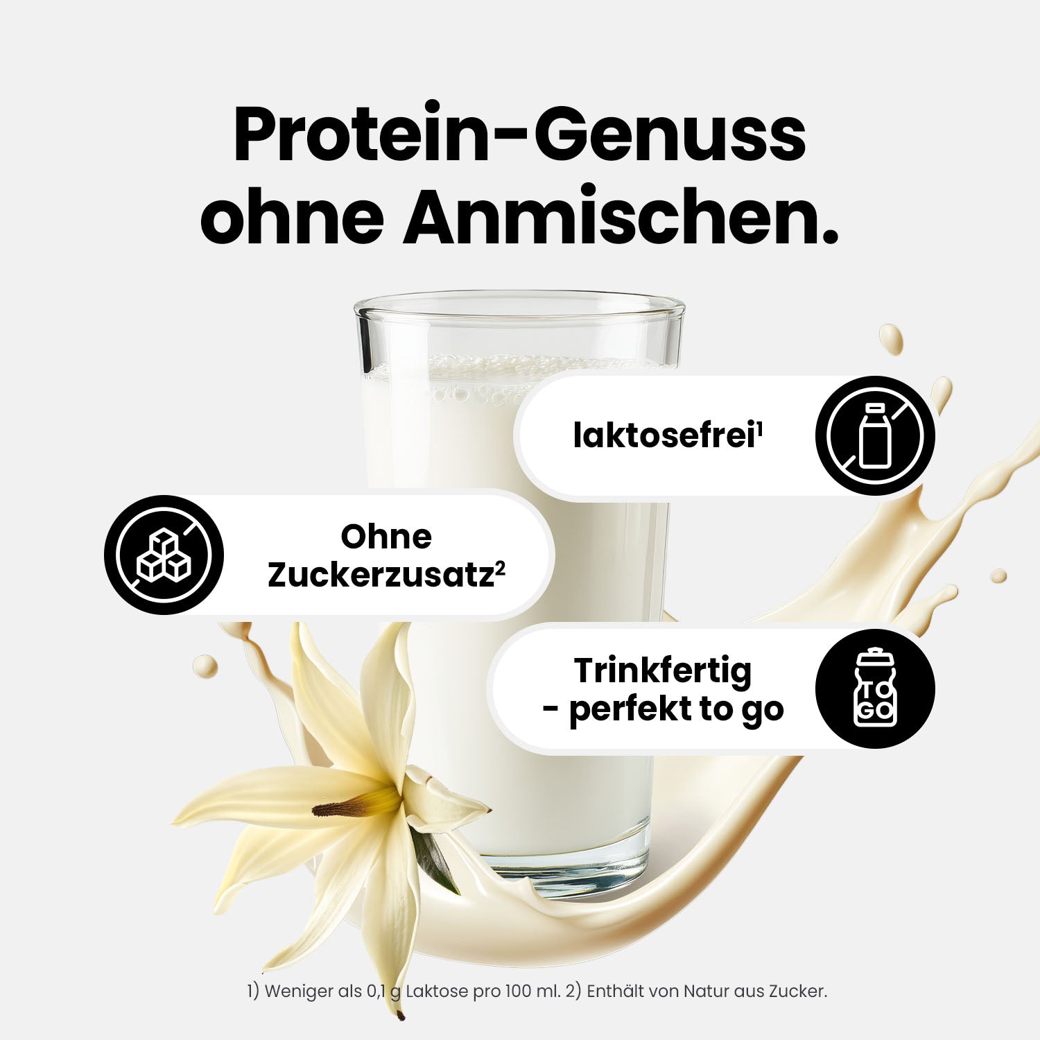 Protein Shake - RTD - Vanilla Vibes - 500 ml PET Flasche#geschmack_vanilla-vibes