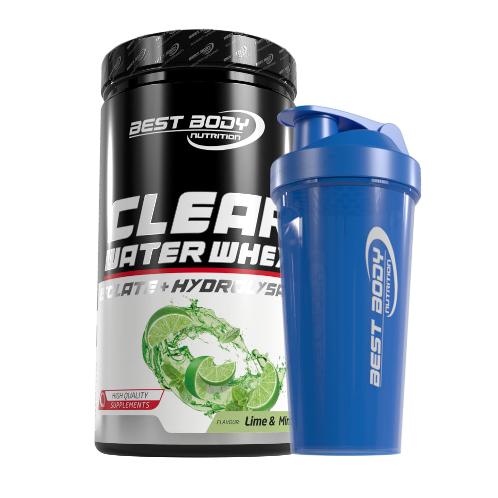 Clear Water Whey Isolate - Lime & Mint - 450 g Dose + Shaker#geschmack_lime-mint