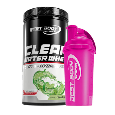 Clear Water Whey Isolate - Lime & Mint - 450 g Dose + Shaker#geschmack_lime-mint