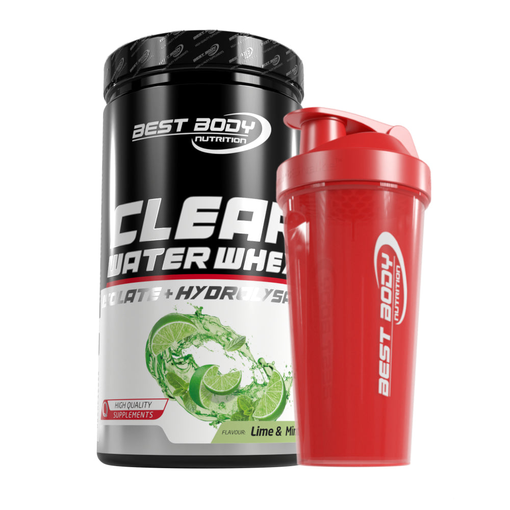 Clear Water Whey Isolate - Lime & Mint - 450 g Dose + Shaker#geschmack_lime-mint
