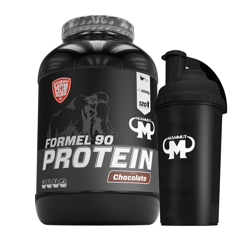 Formel 90 Protein - Chocolate - 3000 g Dose + Shaker