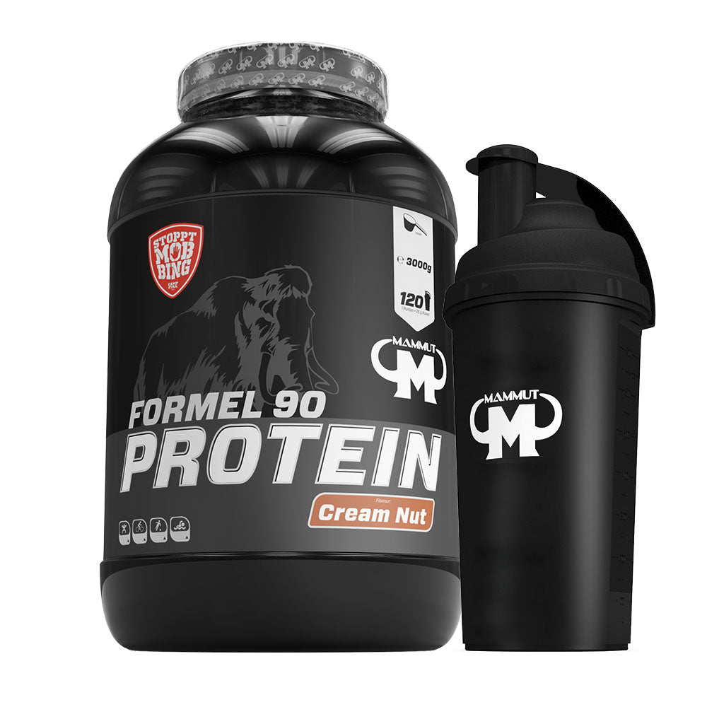 Formel 90 Protein - Cream Nut - 3000 g Dose + Shaker#geschmack_sahne-nuss