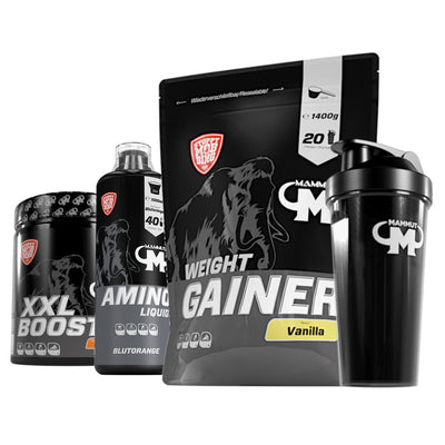 Weight Gainer (1,4kg) Vanille - XXL Booster - Aminoliquid - Shaker#_