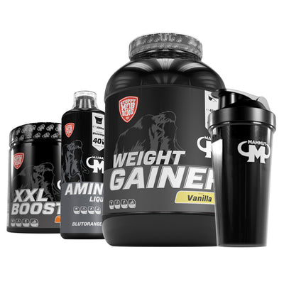 Weight Gainer Vanille - XXL Booster - Aminoliquid - Shaker#_