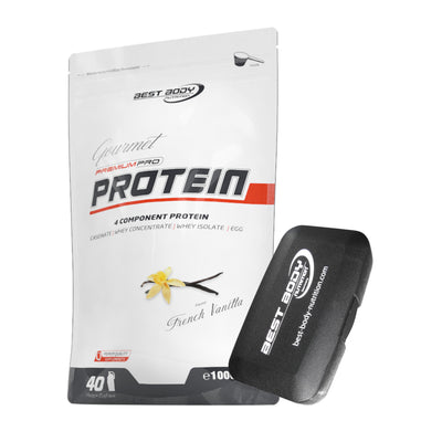 Gourmet Protein - Vanilla - 1000 g Beutel + Pillenbox