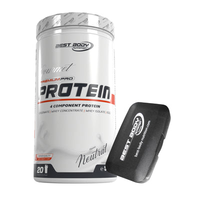 Gourmet Protein - Neutral - 500 g Dose + Pillenbox