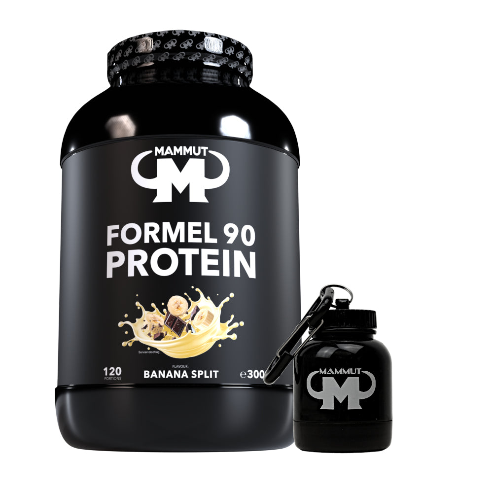 Formel 90 Protein - Banana Split - 3000 g Dose + Powderbank#geschmack_banana-split