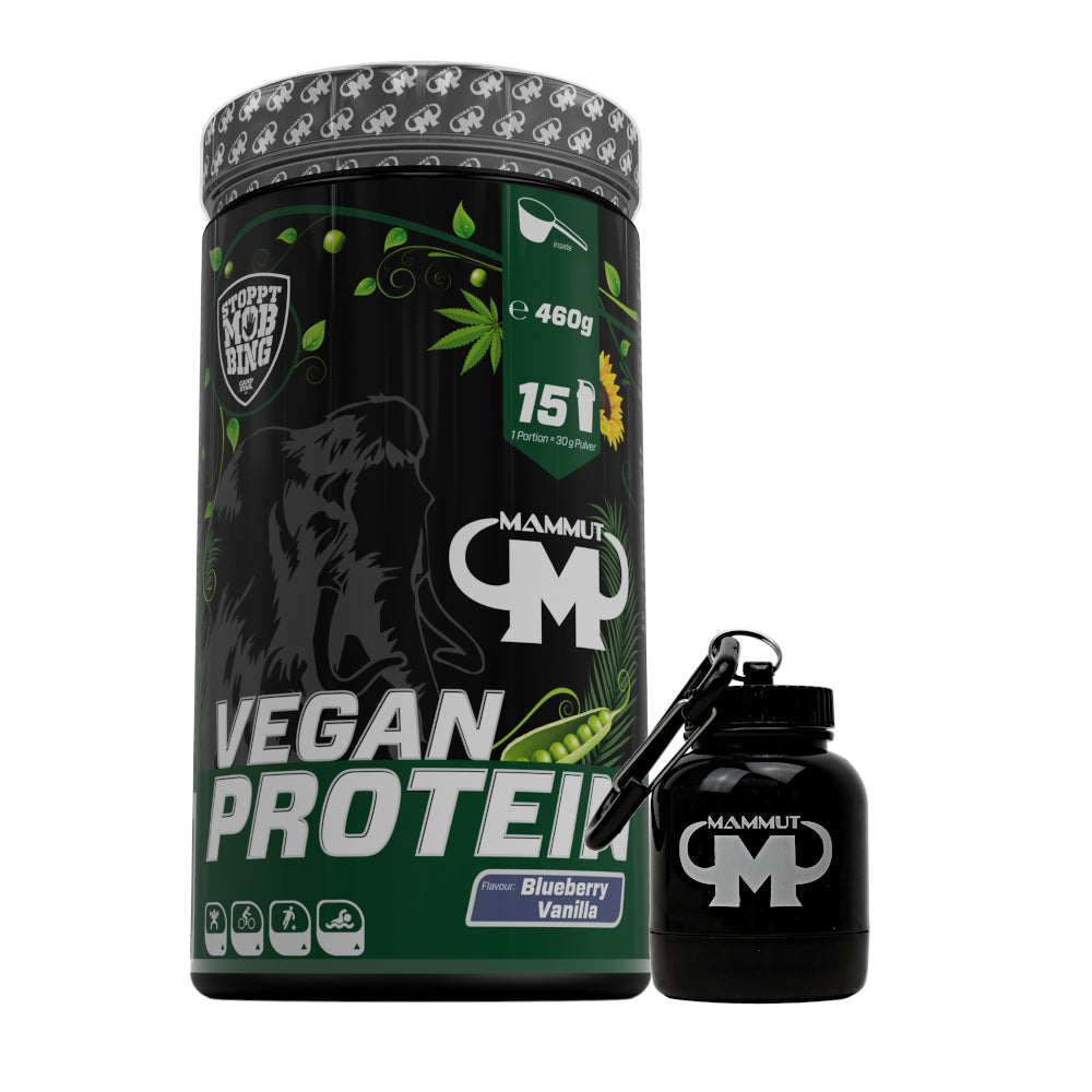 Mammut Vegan Protein 460 g Bundle#geschmack_blueberry-vanilla