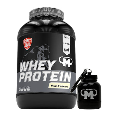 Whey Protein - Milk & Honey - 3000 g Dose + Powderbank