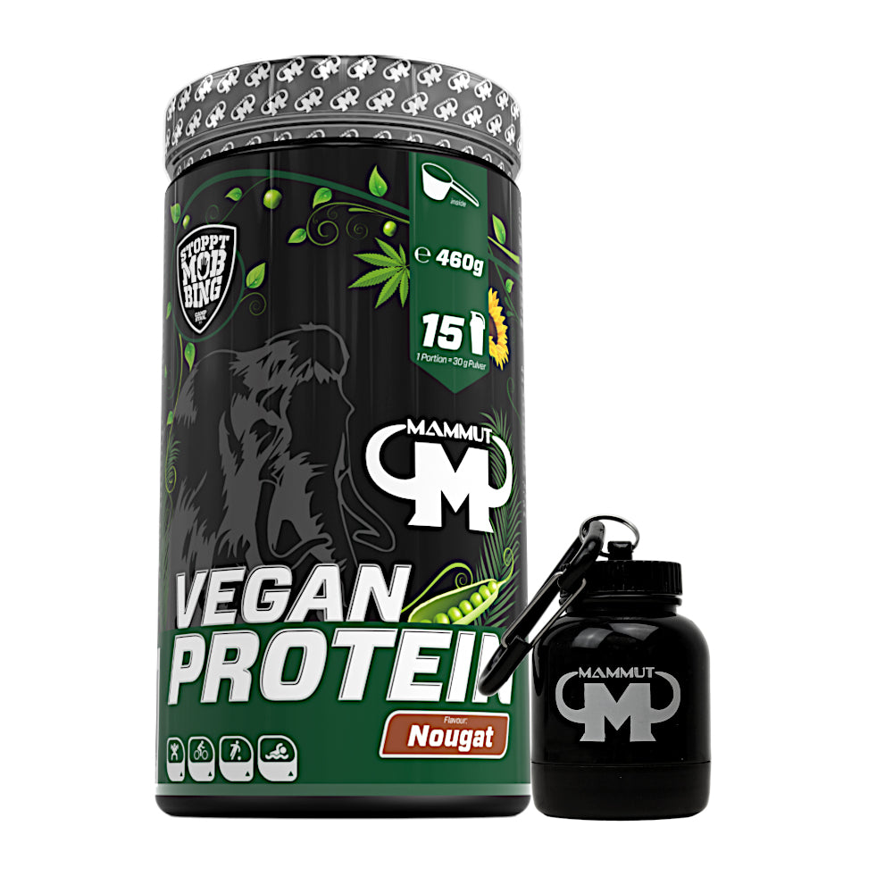 Mammut Vegan Protein 460 g Bundle#geschmack_nougat
