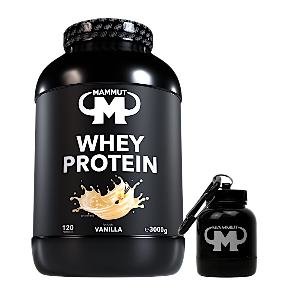 Whey Protein - Vanilla - 3000 g Dose + Powderbank#geschmack_vanille
