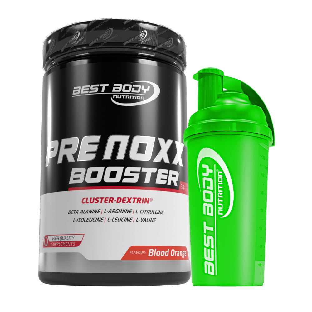 Professional Pre Noxx Booster - Blood Orange - 600 g Dose + Shaker (grün)#_