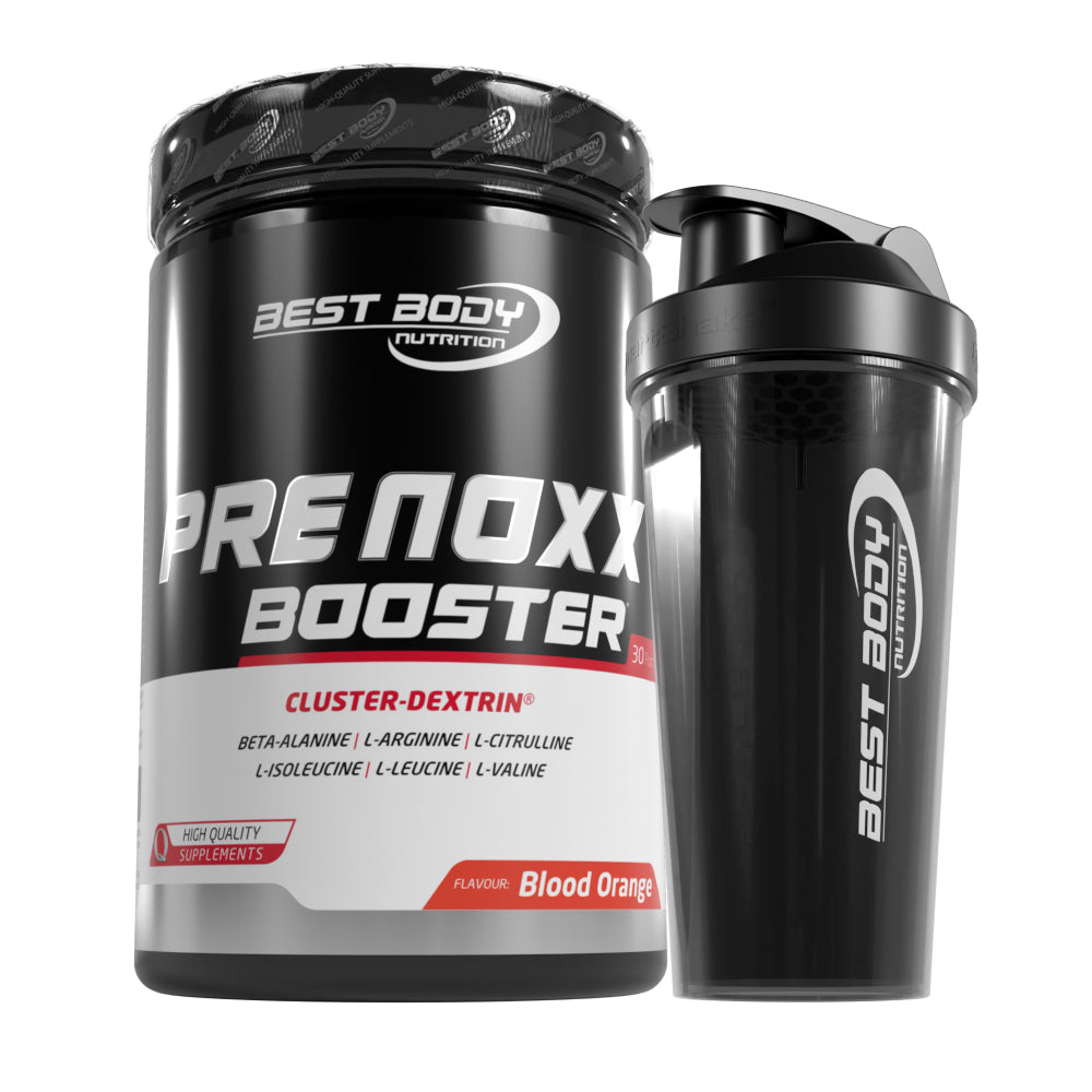 Professional Pre Noxx Booster - Blood Orange - 600 g Dose + Shaker (schwarz)#_