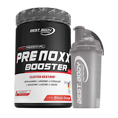 Professional Pre Noxx Booster - Blood Orange - 600 g Dose + Shaker (schwarz)#_