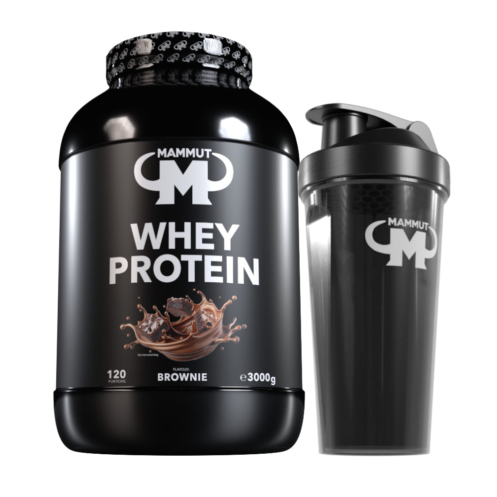 Whey Protein - Brownie - 3000 g Dose + Shaker#geschmack_brownie