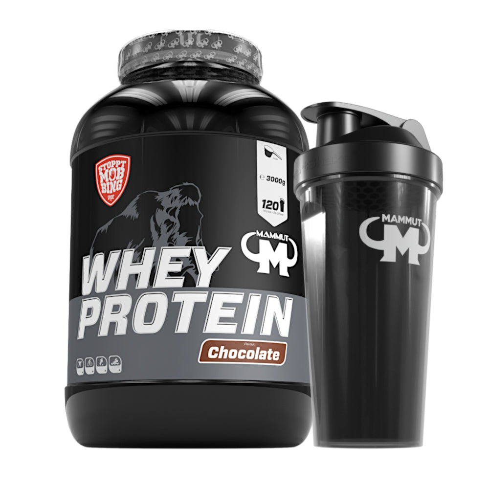 Whey Protein - Chocolate - 3000 g Dose + Shaker#geschmack_schoko