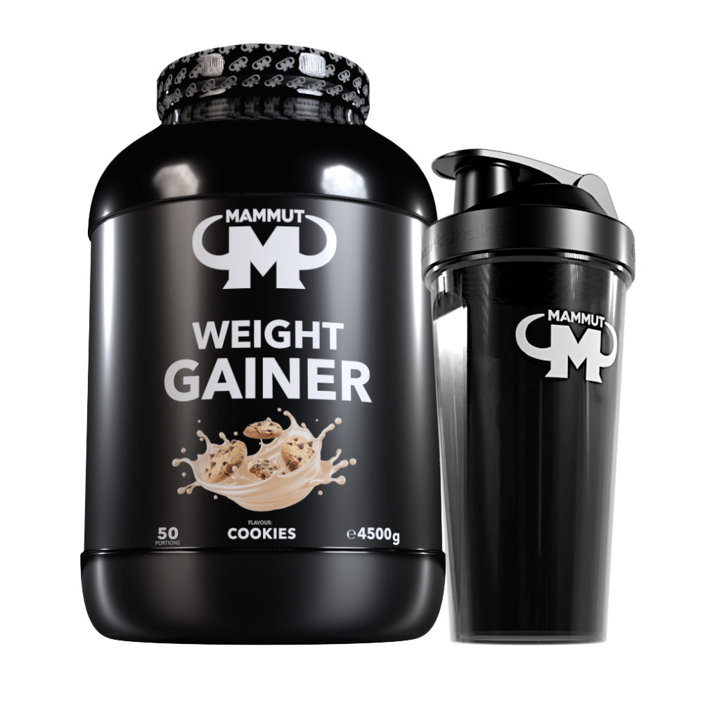 Weight Gainer Crash 5000 - Cookies - 4500 g Dose + Shaker#geschmack_cookies