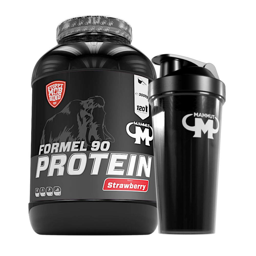 Formel 90 Protein - Strawberry - 3000 g Dose + Shaker#geschmack_erdbeer