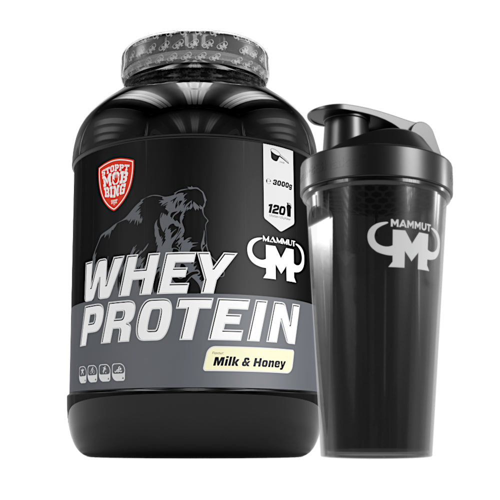 Whey Protein - Milk & Honey - 3000 g Dose + Shaker#geschmack_milk---honey