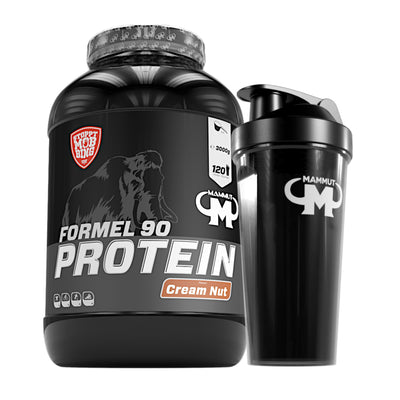 Formel 90 Protein - Cream Nut - 3000 g Dose + Shaker#geschmack_sahne-nuss