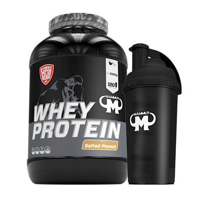 Whey Protein - Salted Peanut - 3000 g Dose + Shaker