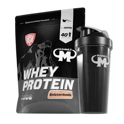 Whey Protein - Snickerdoodle - 1000 g Zipp-Beutel + Shaker#geschmack_snickerdoodle