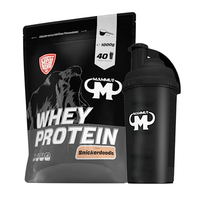 Whey Protein - Snickerdoodle - 1000 g Zipp-Beutel + Shaker