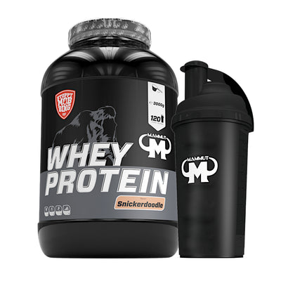 Whey Protein - Snickerdoodle - 3000 g Dose + Shaker
