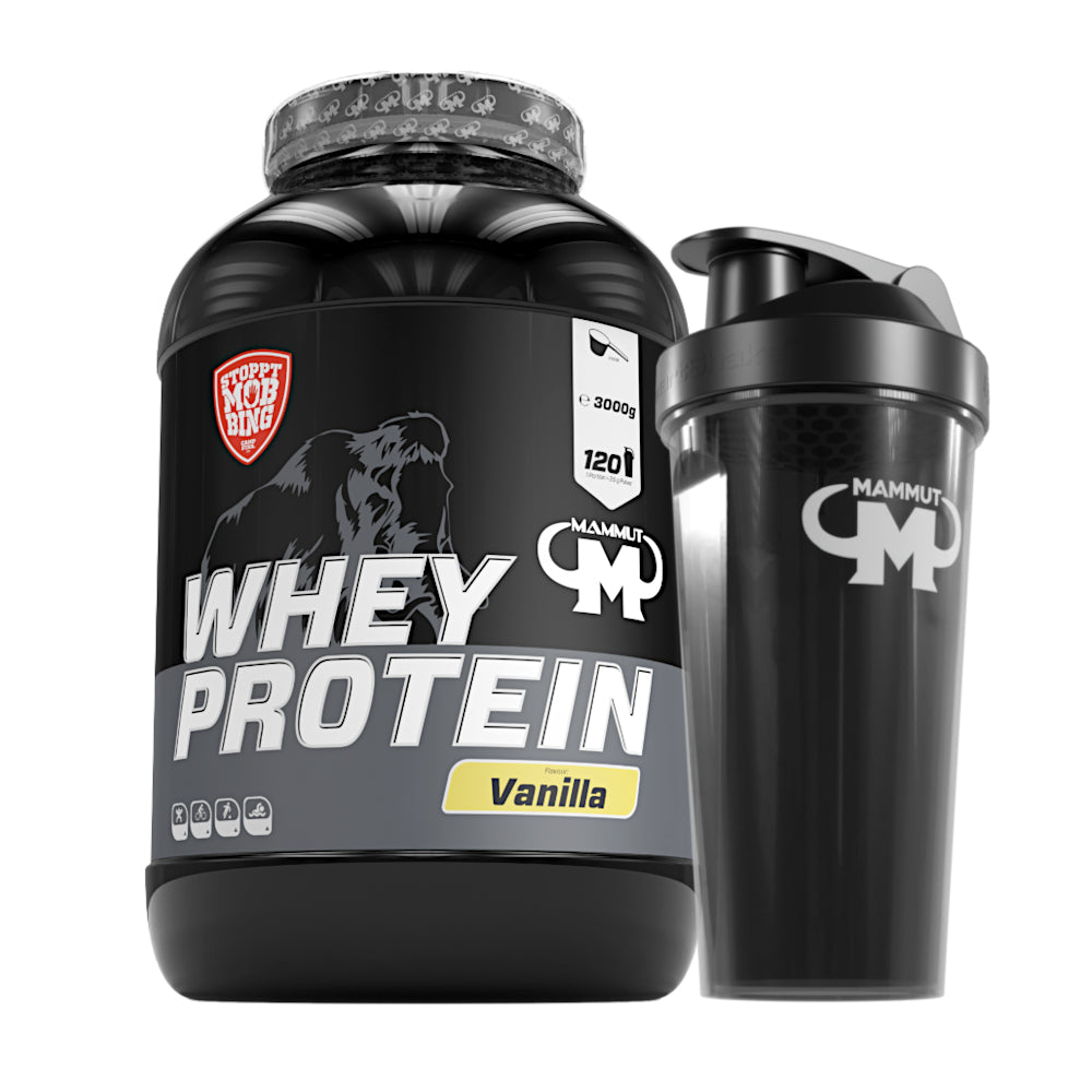 Whey Protein - Vanilla - 3000 g Dose + Shaker#geschmack_vanille