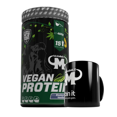 Mammut Vegan Protein 460 g Bundle#geschmack_blueberry-vanilla