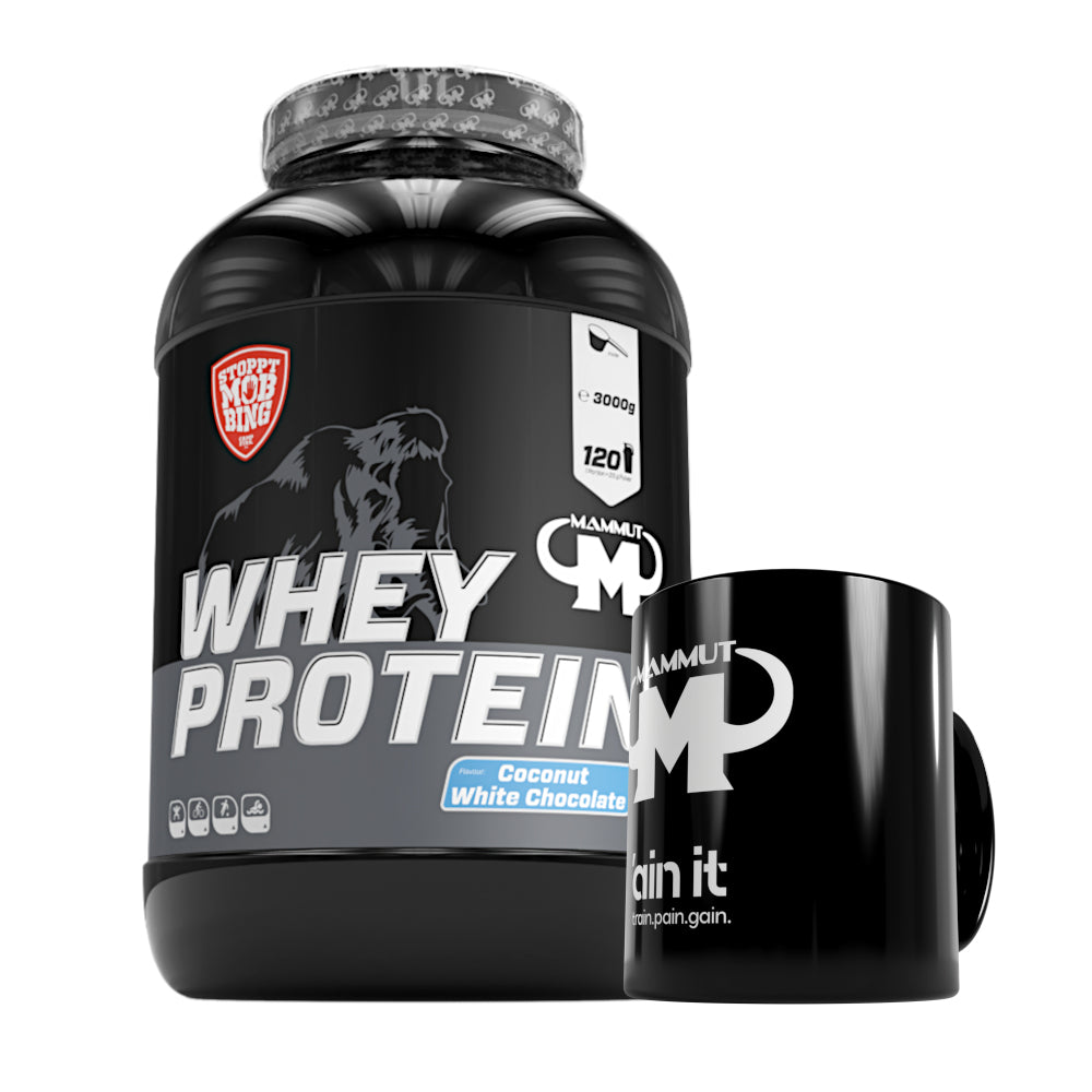 Whey Protein - Coconut White Chocolate - 3000 g Dose + Keramik Tasse#geschmack_coconut-white-chocolate