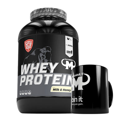 Whey Protein - Milk & Honey - 3000 g Dose + Keramik Tasse