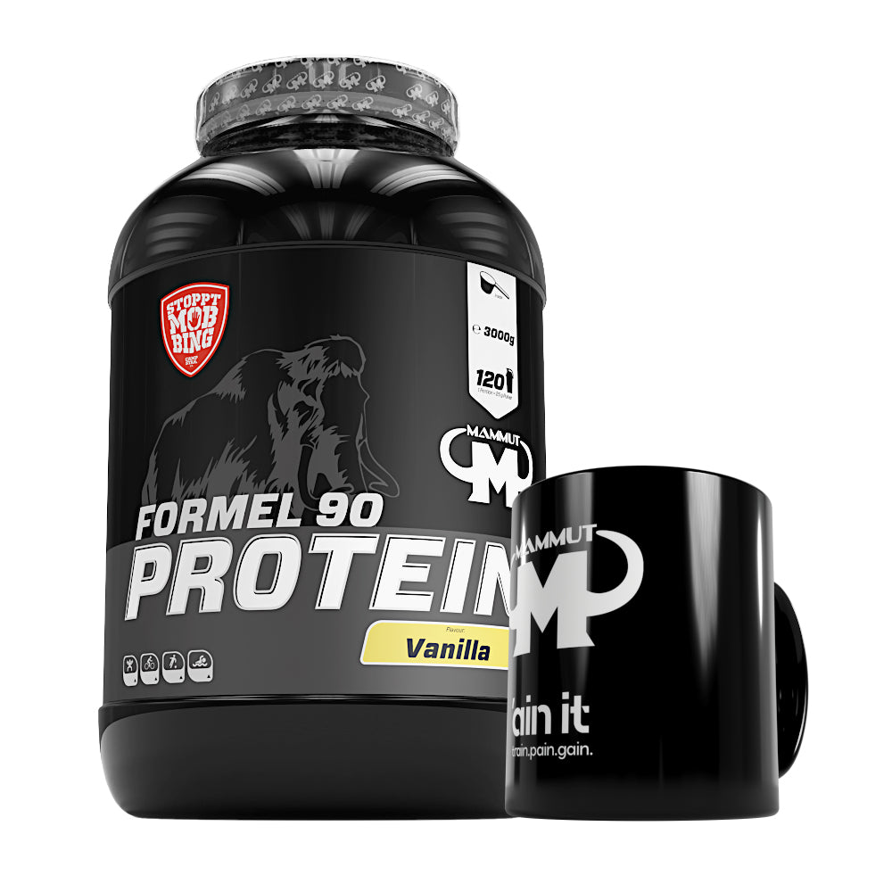 Formel 90 Protein - Vanilla - 3000 g Dose + Keramik Tasse