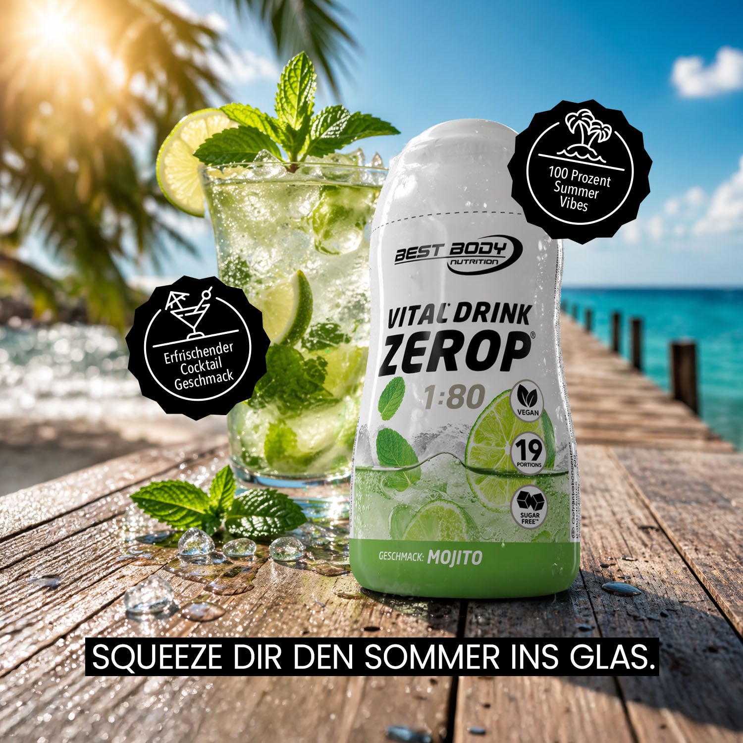 Vital Drink Zerop - Mojito - 48 ml Squeeze Flasche#geschmack_mojito
